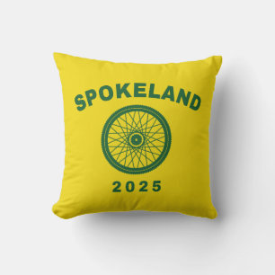 Spokeland Oakland Cycling Californian Cyclist Kussen