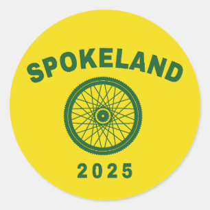 Spokeland Oakland Cycling Californian Cyclist Ronde Sticker