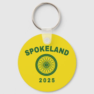 Spokeland Oakland Cycling Californian Cyclist Sleutelhanger