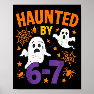 Spoken 67 Geest Wiskunde Leraar Halloween Kostuum Poster