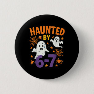 Spoken 67 Geest Wiskunde Leraar Halloween Kostuum  Ronde Button 5,7 Cm