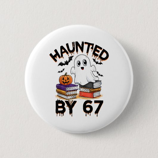 Spoken 67 Meme Zes Zeven 6-7 Grappige Internetgrap Ronde Button 5,7 Cm (Voorkant)