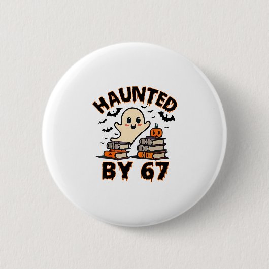 Spoken 67 Meme Zes Zeven 6-7 Grappige Internetgrap Ronde Button 5,7 Cm (Voorkant)