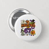 Spoken 67 Meme Zes Zeven 6-7 Grappige Internetgrap Ronde Button 5,7 Cm (Voorkant /achterkant)