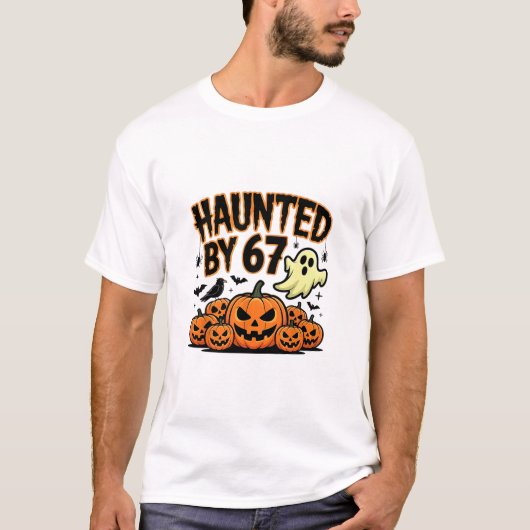 Spoken 67 Meme Zes Zeven 6-7 Grappige Internetgrap T-shirt (Voorkant)