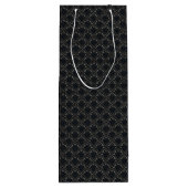 Spoken Charcoal Gotische Raaf Wijn Cadeautas (Achterkant)