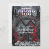 Spoken Cottage Halloween Feest Uitnodiging Gotisch (Voorkant)