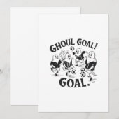 Spoken die een potje voetbal spelen kaart (Voorkant / Achterkant)