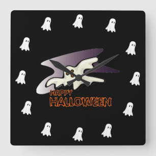 Spoken die hoog vliegen - vierkante klok