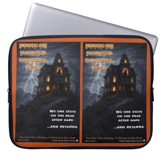 Spoken Eekhoorn Piek Laptop Sleeve (Voorkant)