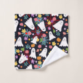 Spoken en Bloemen Bad Handdoek (Wasdoekje)