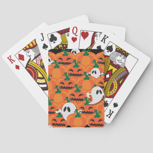 Spoken Halloween Pompoenveld Geesten Speelkaarten (Achterkant)