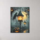 Spoken Hollow – Halloween Nacht Canvas Afdruk (Voorkant)
