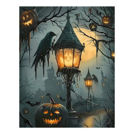 Spoken Hollow – Halloween Nacht Foto Afdruk
