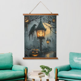 Spoken Hollow – Halloween Nacht Hangend Wandkleed