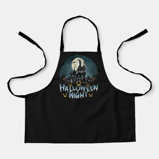Spoken Huis, Enge Halloween Nacht Schort (Voorkant)