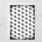 Spoken huis Gelukkig Halloween Feestdagenkaart (Achterkant)