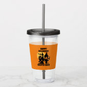 Spoken Huis Halloween  Acryl Drinkbeker (Voorkant)