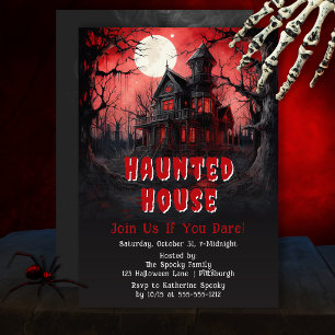 Spoken Huis Halloween Griezelig Gotische Bos Kaart