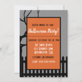 Spoken Huis Halloween Kaart (Achterkant)