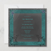 Spoken Huis Halloween Kaart (Achterkant)