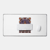 Spoken Huis Halloween Vintage Gravure Ontwerp_1 Bureaumat (Keyboard & Muis)