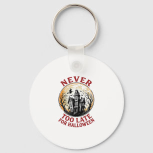 Spoken Huis Halloween Vintage Gravure Shirt_1 Sleutelhanger