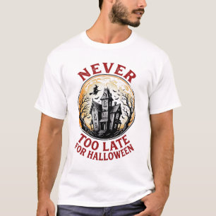 Spoken Huis Halloween Vintage Gravure Shirt_1 T-shirt