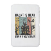 Spoken Huis Halloween Vintage Gravure Spooky D Badmat (Voorkant Verticaal)