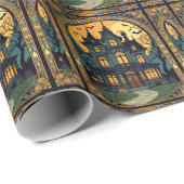 Spoken Huis - Hekserige Manier Cadeaupapier (Rol Hoek)