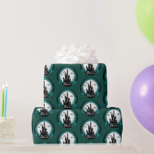 Spoken Huis Volle Maan Vleermuizen Prettig Hallowe Cadeaupapier