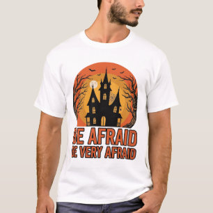 Spoken Huis Wees Bevreesd Vintage Halloween T-shirt