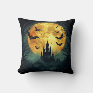 Spoken Kasteel Halloween Kussen