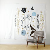 Spoken little Boo Halloween babyfeest achtergrond Wandkleed (In Situ (horizontaal))