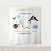 Spoken little Boo Halloween babyfeest achtergrond Wandkleed (Voorkant)