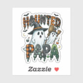 Spoken Papa Halloween-spookontwerp Sticker (Vel)