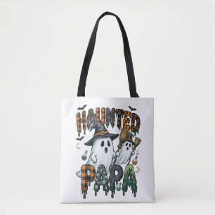 Spoken Papa Halloween-spookontwerp Tote Bag
