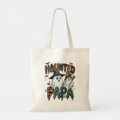 Spoken Papa Halloween-spookontwerp Tote Bag (Achterkant)