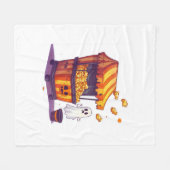Spoken Popcornkraam Fleece Deken (Voorkant (Horizontaal))