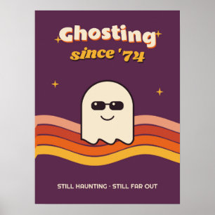Spoken sinds '74 Retro Halloween Muurkunst Poster