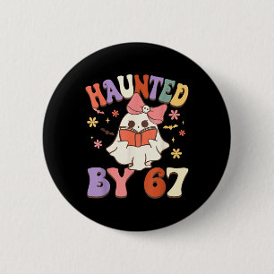Spoken Six Seven 6 7 Meme 67 Skelet Hand Hallow Ronde Button 5,7 Cm
