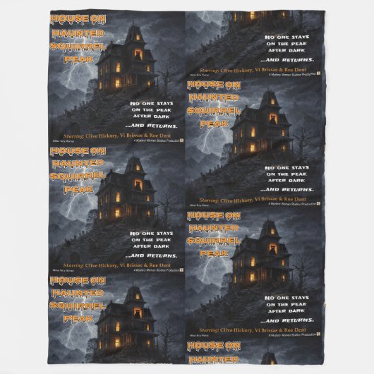 Spoken Squirrel Piek Fleece Deken (Voorkant)