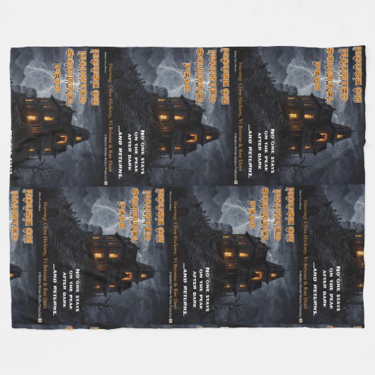 Spoken Squirrel Piek Fleece Deken (Voorkant (Horizontaal))