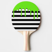 Spoken Stripe Groene Drip Tafeltennisbatje (Voorkant)