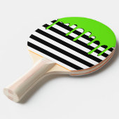 Spoken Stripe Groene Drip Tafeltennisbatje (Voorkant Gekanteld)