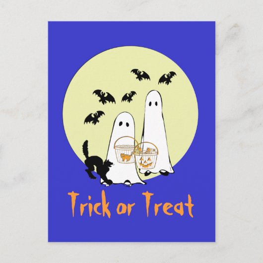 spoken-Trick or treat Briefkaart (Voorkant)