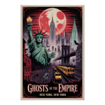 Spoken van het Empire achtervolgen NYC-poster