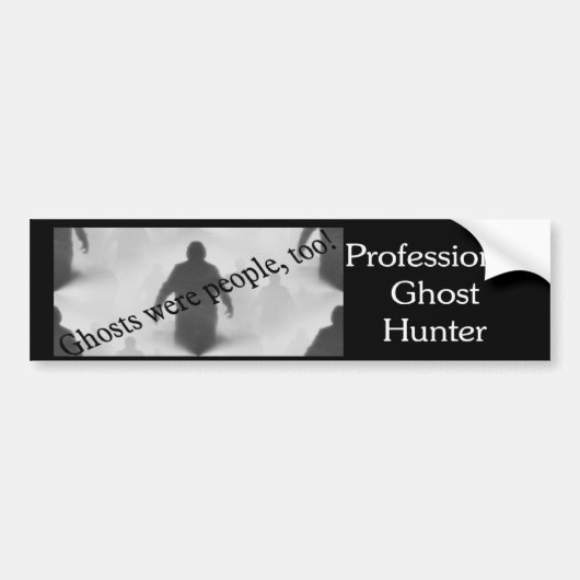 Spoken waren ook mensen bumpersticker (Voorkant)