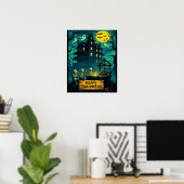 Spoken Well van de Zombie in het Spookhuis: Poster (Thuiskantoor)