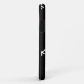 spoken zwart Case-Mate iPhone case (Achterkant/rechts)